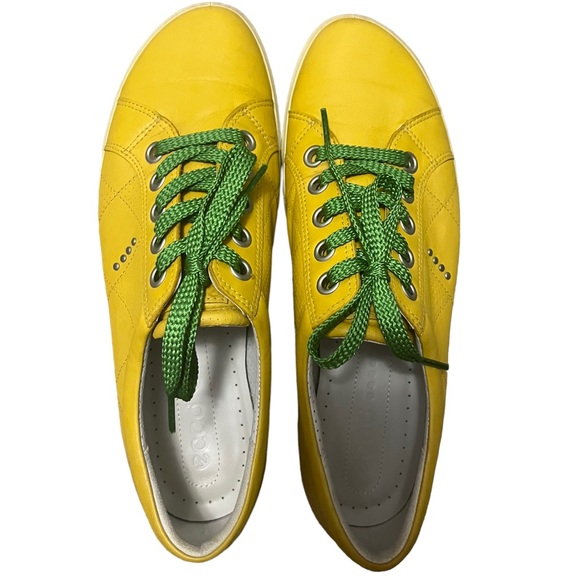 Ecco yellow and green women’s golf shoes. Size 41 EU. US size 10.5/11. - Picture 2 of 5